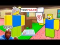 Oops i failed my maths test on roblox all new endings  roblox bacon strong