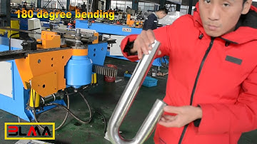 Semi automatic NC hydraulic pipe bending machine