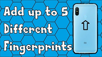 How to Add up to 5 Different Fingerprints on the Xiaomi Mi A2 Lite Smartphone