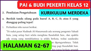 Kunci Jawaban PAI Kelas 12 Halaman 62 - 67 Penilaian Pengetahuan BAB 2 Kurikulum Merdeka