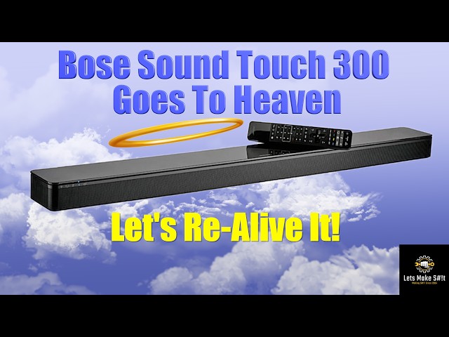Bose Sound Touch 300 Sound Bar No Power Fix - YouTube