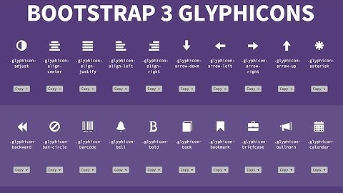 Bootstrap Glyphicons