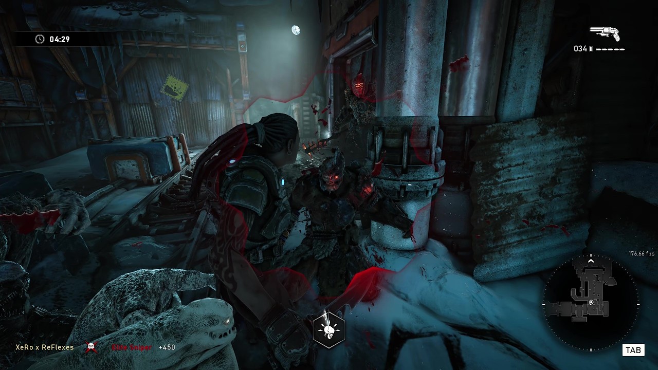 Gears 5 Master Escape (Solo) - The Mines Left Path - Speedrun/True Boltok Only (Nomad)