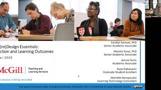 Course Design Essentials 1 — Introduction and learning outcomes (December 8, 2020) Net Worth