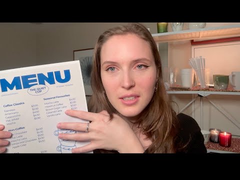 ASMR Welcome to The Quiet Cup ☕️ Cozy Coffeeshop Roleplay