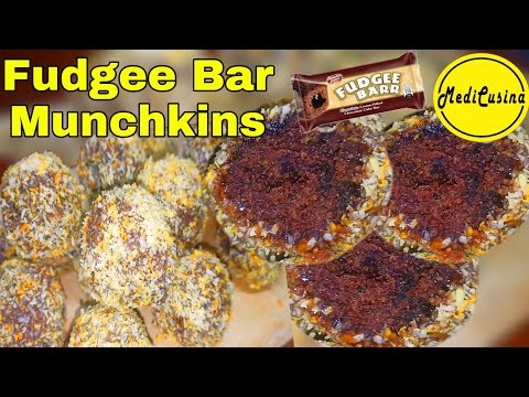 Easy Munchkins ala Dunkin Donut | Chocolate Butternut Cake Ball | Fudgee Bar