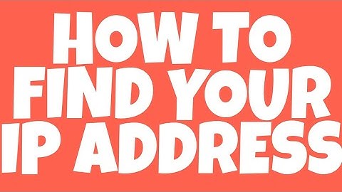 Windows 10 :How To Find Your IP Address?