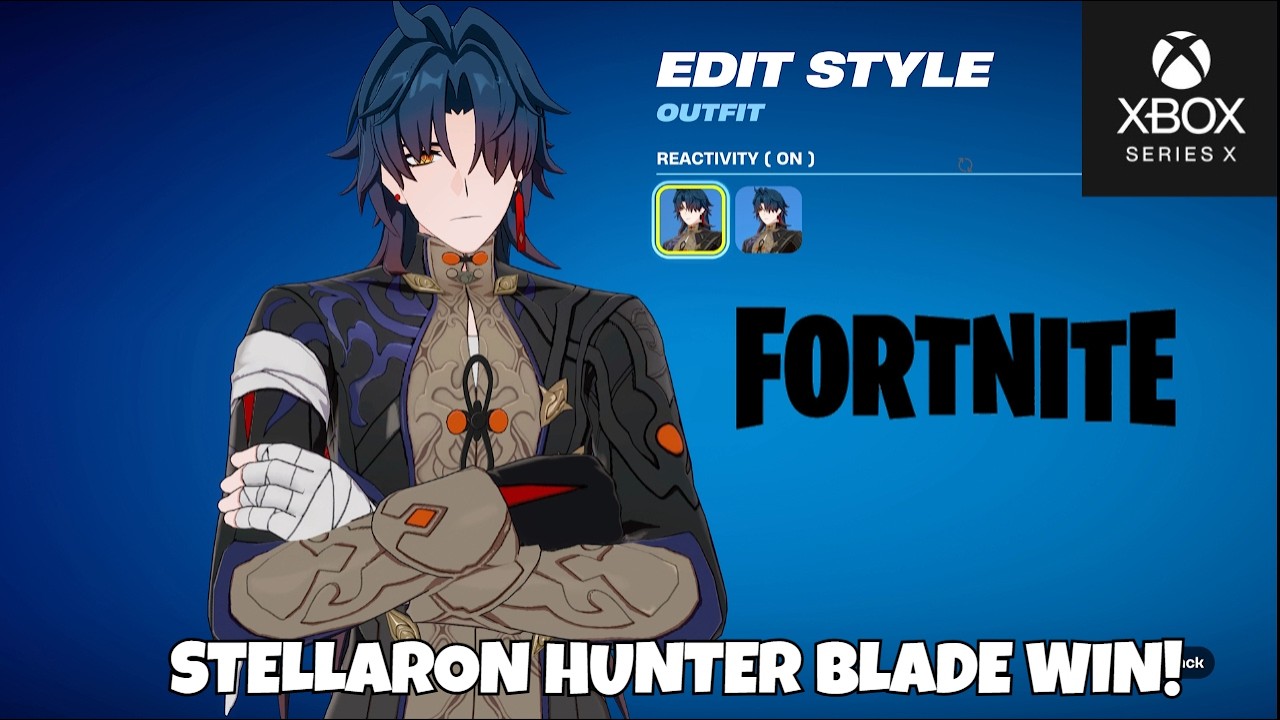 FORTNITE STELLARON HUNTER BLADE WIN! XBOX CHAPTER 7 SEASON 1