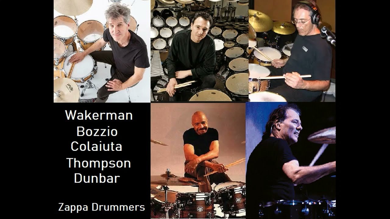 Frank Zappa Drummers: Chad Wakerman, Terry Bozzio, Vinnie Colaiuta, Chester Thompson, Aynsley Dunbar