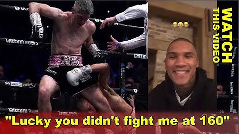 Conor Benn MOCKS Chris Eubank Jr following his KO defeat to Liam Smith!!