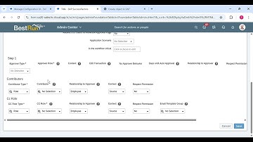 How to create a workflow in SAP success factors employee central