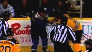 Bobby Robins fights Jordan Nolan 10/12/12 (AHL)