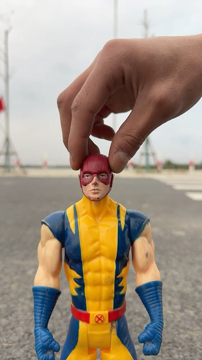 Wonder Woman helps wolverine choose a head | Marvel Toys