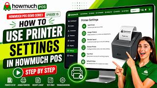 How to Connect & Configure Receipt Printers in Howmuch POS