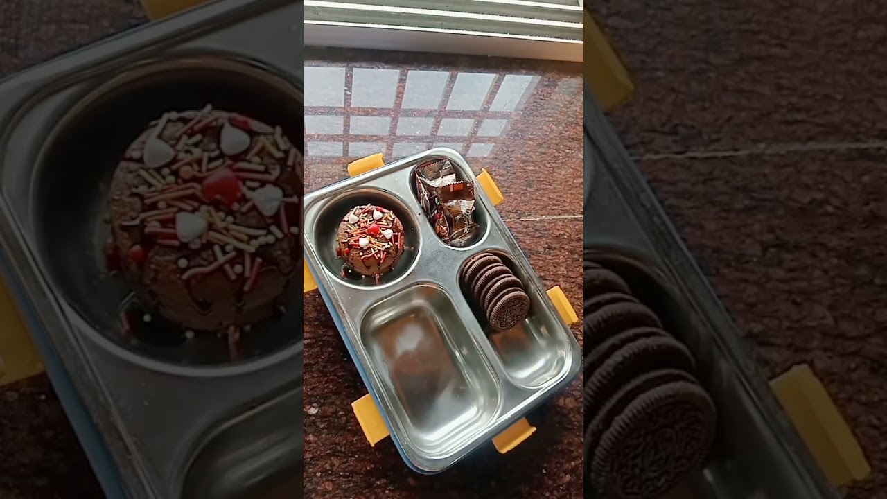 chote bhai ke liye banaya chocolate lunch box 🍱