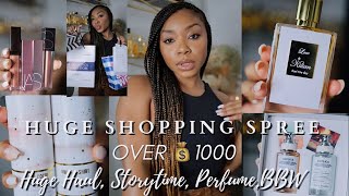 HUGE SHOPPING SPREE! SEPHORA, BATH & BODY WORKS WHITE T SHIRT, NEW MAKEUP, KILIAN PERFUME, DC TRIP!