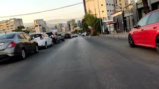 a bicycle  tour in streets of Lebanon جولة بالدراجة الهوائية في شوارع بيروت 06h00 Sunday morning