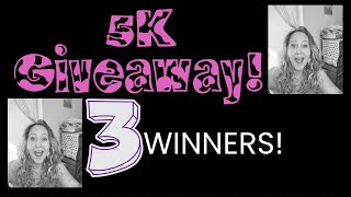 Giveaway!!! 3 winners announced!!!!!
