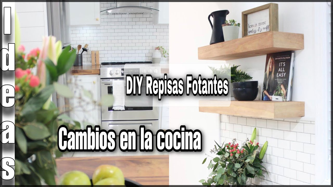 Repisas en la cocina, cómo usarlas inteligentemente