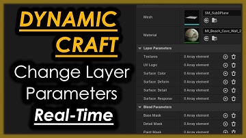 [LayerCraft] Real-Time Material Layer Parameter Control