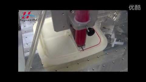 Red Glue Dispensing Robot Machine liquid glue dispenser