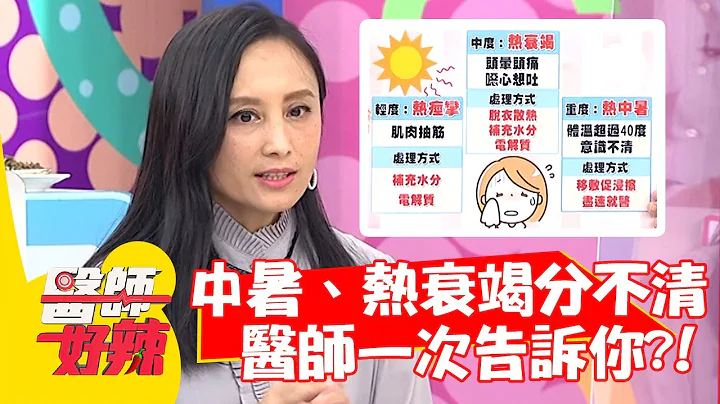 中暑、熱衰竭分不清？醫師一次告訴你！【#醫師好辣】20210608 part1 EP1158 賈蔚 田知學 - 天天要聞