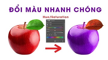 HD thay đổi màu đối tượng nhanh chóng trên photoshop bằng Hue/saturation