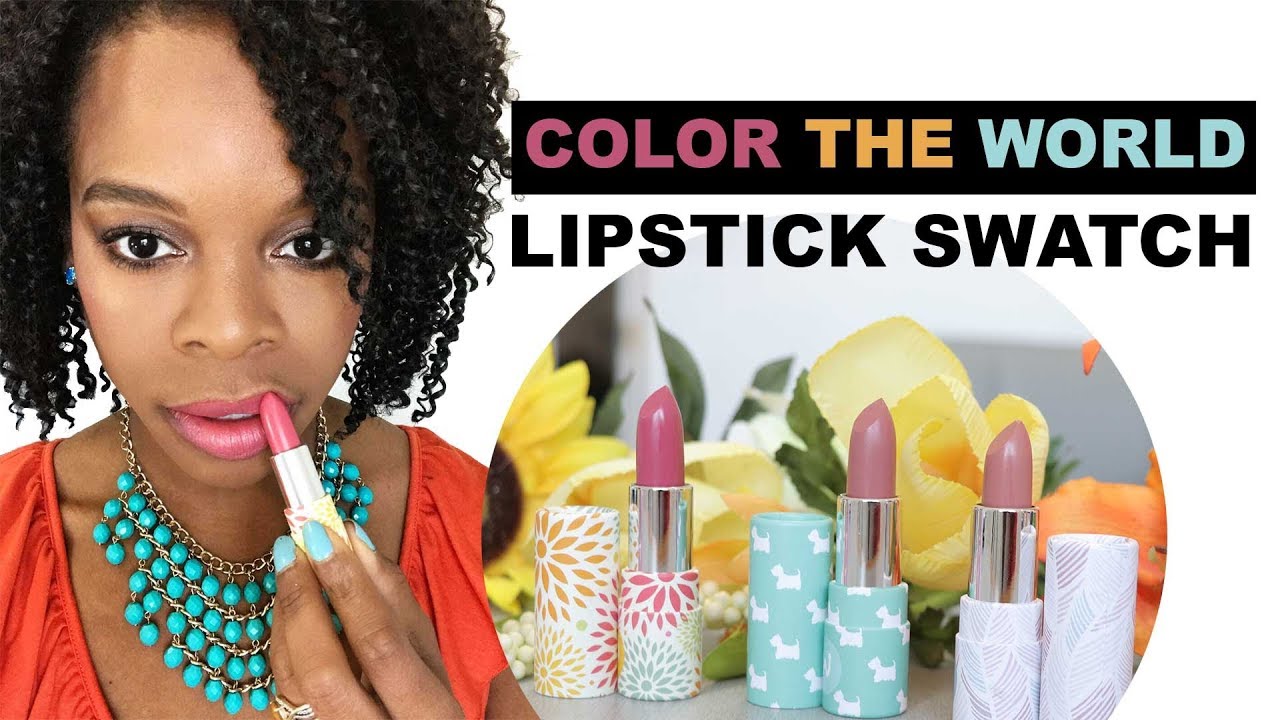Color The World Lipstick Color Chart
