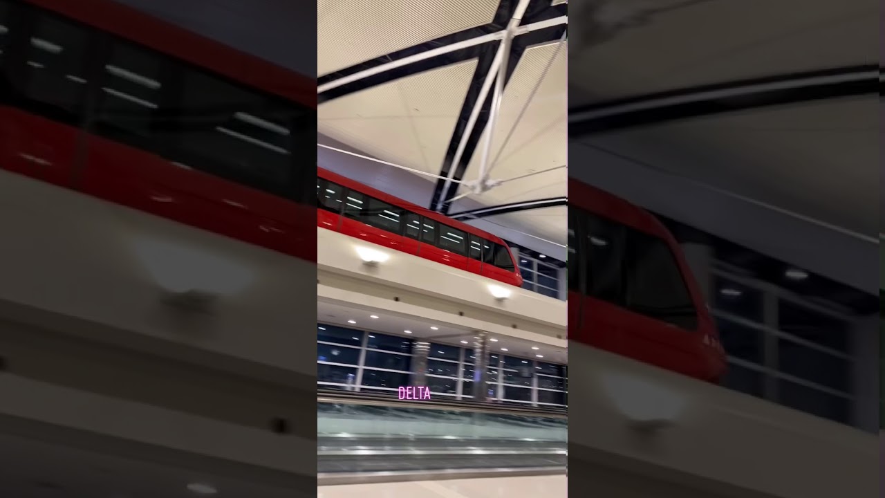 Delta Train Delta Train Detroit Airport Michigan USA - YouTube