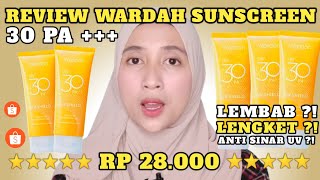 REVIEW JUJUR WARDAH UV SHIELD ESSENTIAL SUNSCREEN GEL SPF 30 PA     ( 2022 )