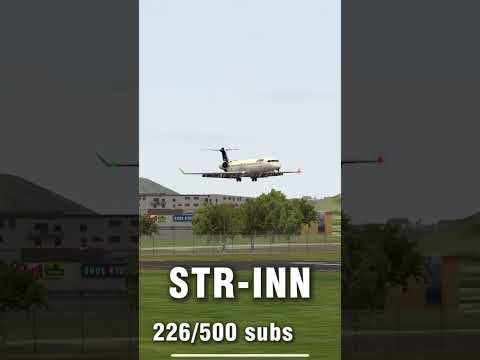 Lufthansa Cityline CRJ9 landing from Stuttgart (STR) to Innsbruck (INN) World of Airports