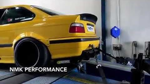 BMW E36 dyno anti lag NMK performanc