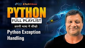 Exception Handling in Python | Python Tutorial for Beginners in Hindi