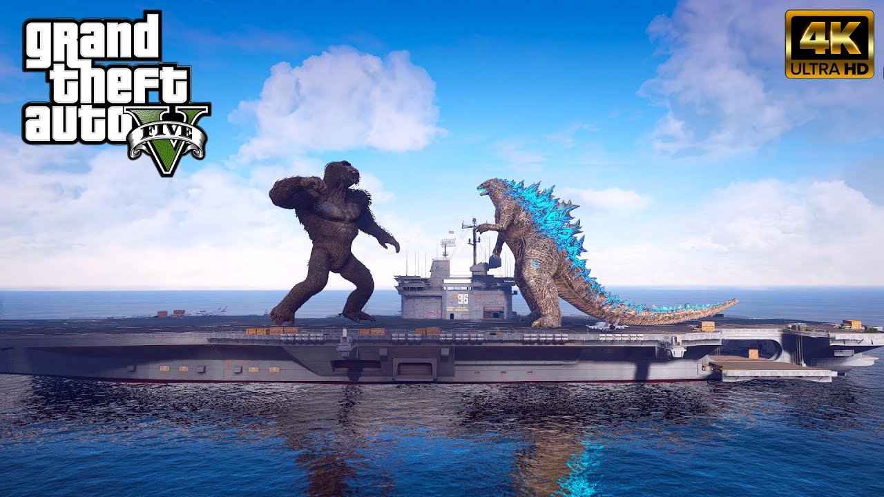 Kong Vs Godzilla Remake (GTA V Mods)