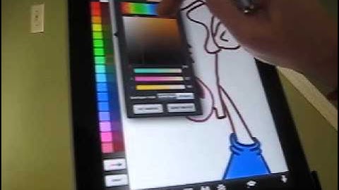 Digital Caricature ArtStudio Tutorial on iPad 2 by Angie Jordan