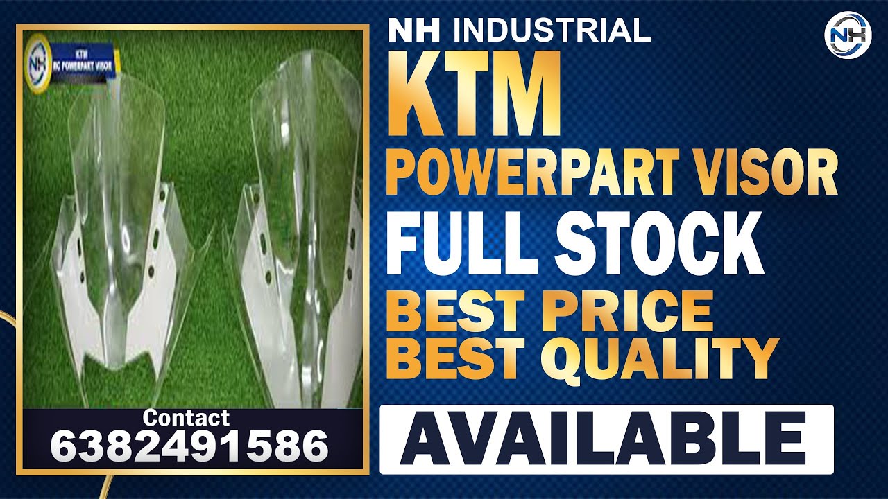 KTM RC POWER PART VISORS 🏍💥💯 ktm200 SALES ktmNHINDUSTRIAL 🏍💥KTM BIKE