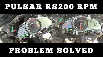 PULSAR RS 200, NS 200 RPM METER PROBLEM  SOLVED|| BASIC PROBLEM OF RS200|| #uk04skvlogs