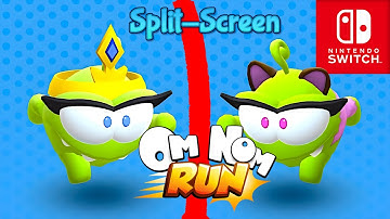 Om Nom Run Nintendo Switch Splitscreen Gameplay
