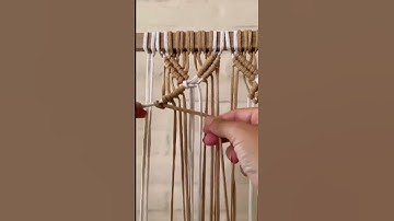 #macrame #tutorial #mat, #tablerunner #wallhanging design #shortvideo