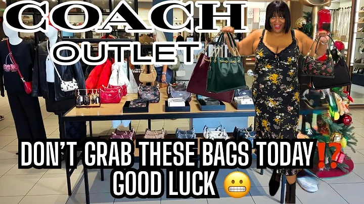 Coach Outlet🍒New🍒Drop👛Already Going Viral! 🚨 These Bags Are Selling Out AGAIN‼️