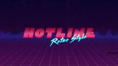 RetroWave Intro After Effects Templates