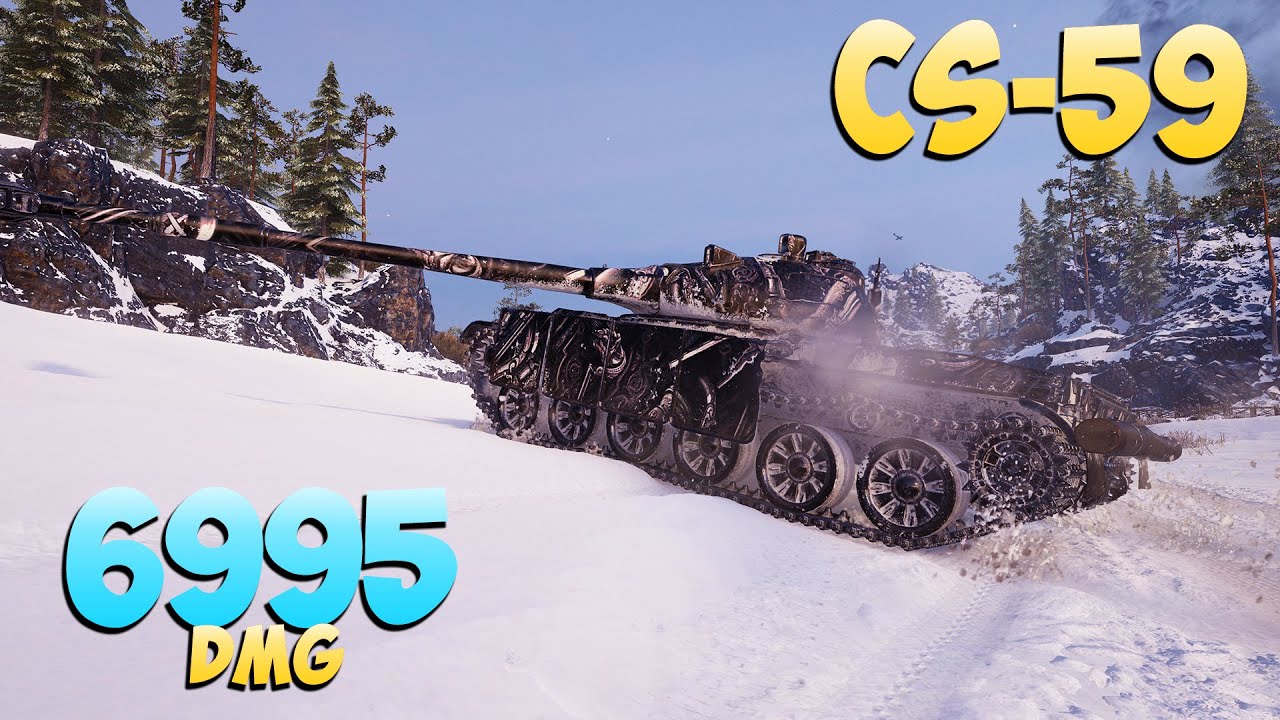 CS-59 - 7 Kills 6.9K DMG - Diligent game! - World Of Tanks - YouTube