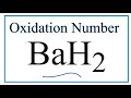 Barium Hydride and Oxidation Numbers