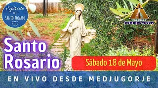 EN VIVO SANTO ROSARIO DE HOY DESDE MEDJUGORJE SABADO 18 DE MAYO DE 2024