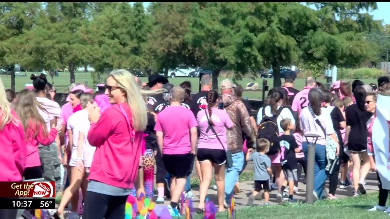 Making Strides Pink Hundreds form sea of pink at Making Strides for Breast Cancer Walk in ...