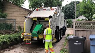Minneapolis CCC Rear Loader Garbage Truck On Organics