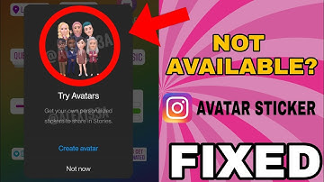 Avatar Sticker Not Showing On Instagram Story Problem Solved