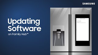 Tante kan ikke se Smitsom sygdom Update the software on your Samsung Family Hub smart fridge