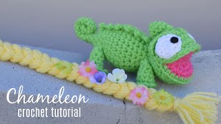 Crochet Chameleon | Pascal Amigurumi Tutorial | Open Mouth Series