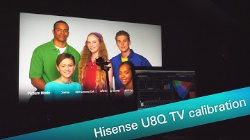 Hisense U8Q Automatic calibration (AutoCal) using Calman 2025